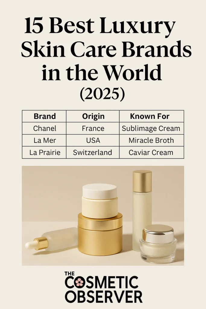 15 Best Luxury Skin Care Brands of 2025 15 Best Luxury Skin Care Brands of 2025